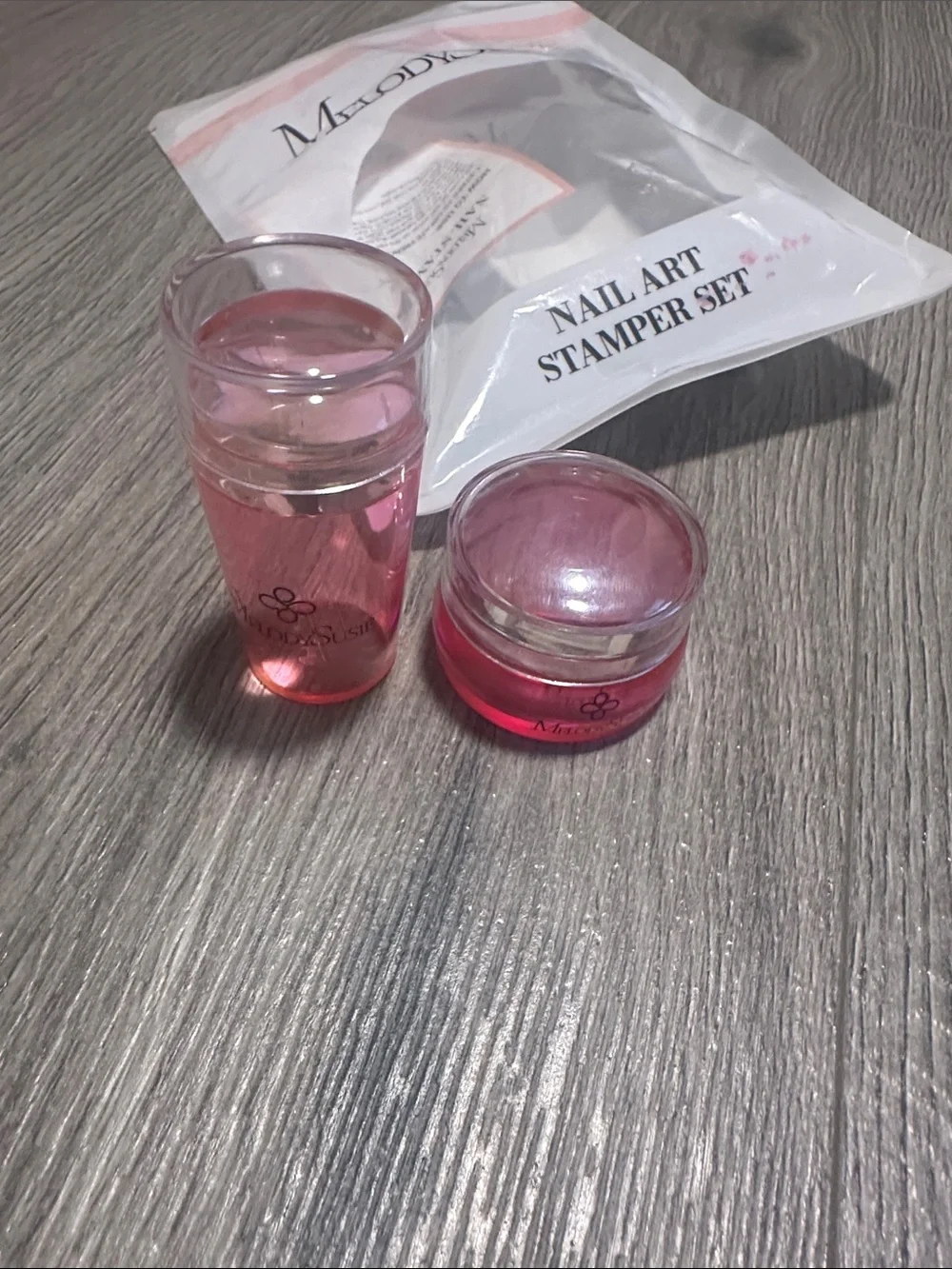 Melody Susie Pink Nail Art Stamper Set
